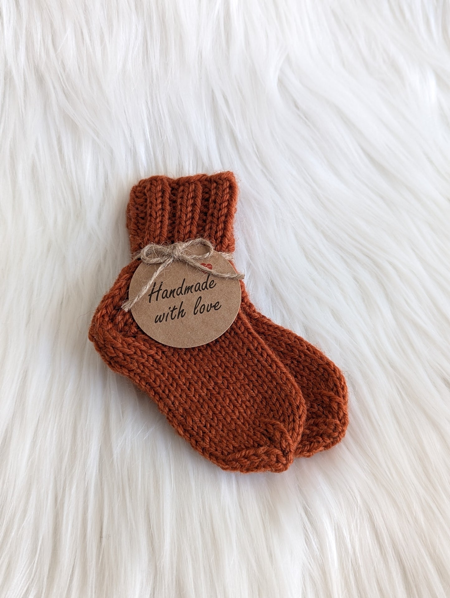 Soft wooly newborn socks/Švelnios vilnos kojinytės