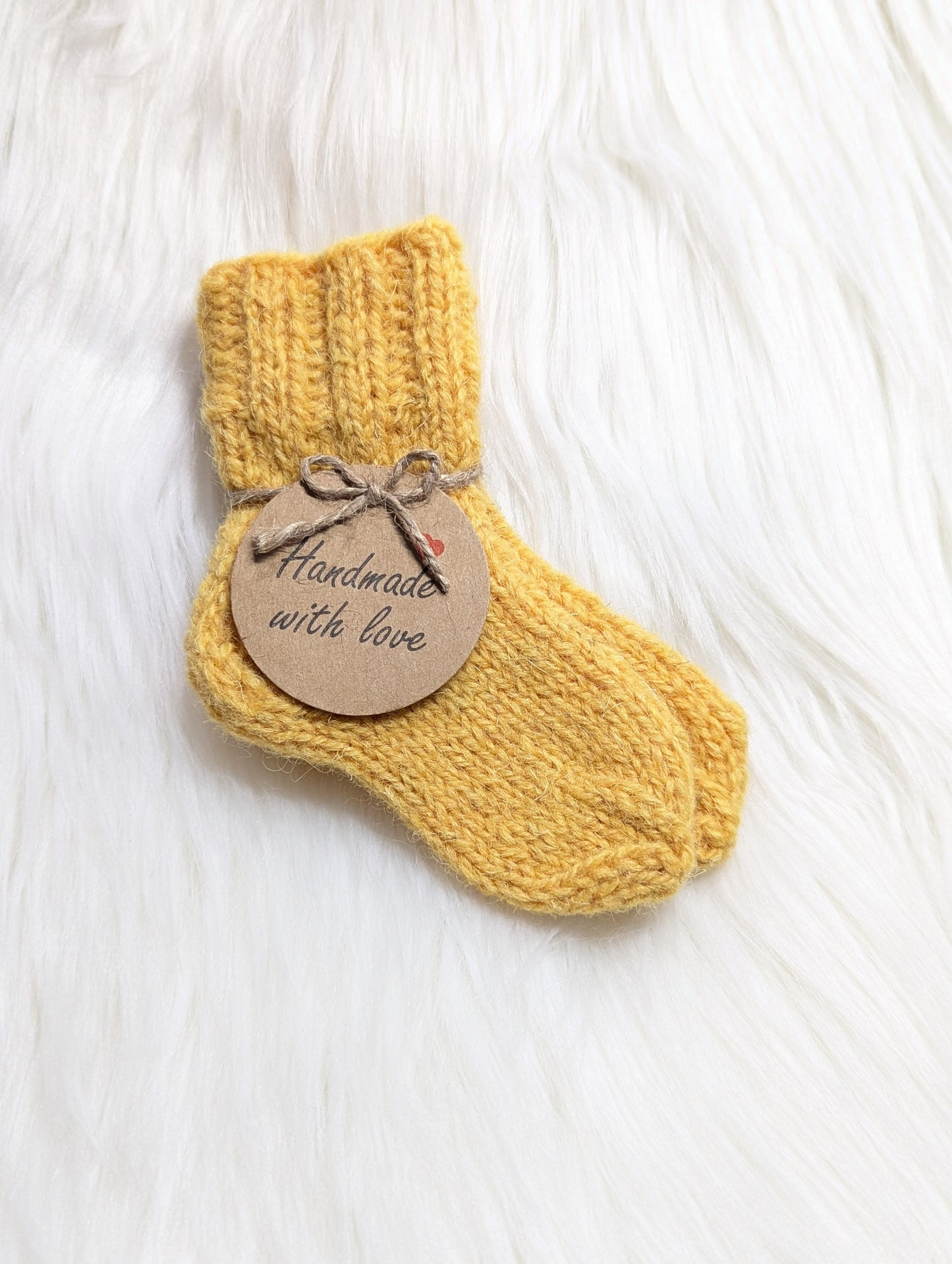 Wooly newborn socks/Kūdikio kojinytės