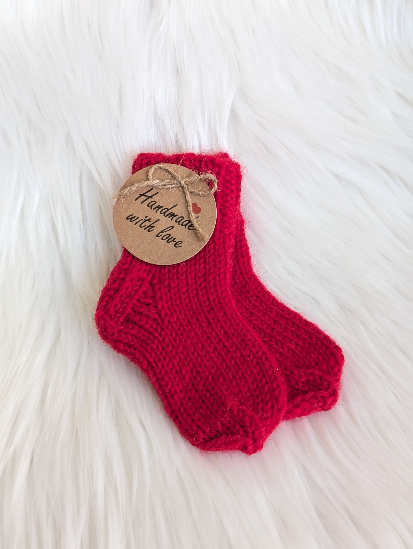 Soft wooly newborn socks/Švelnios vilnos kojinytės