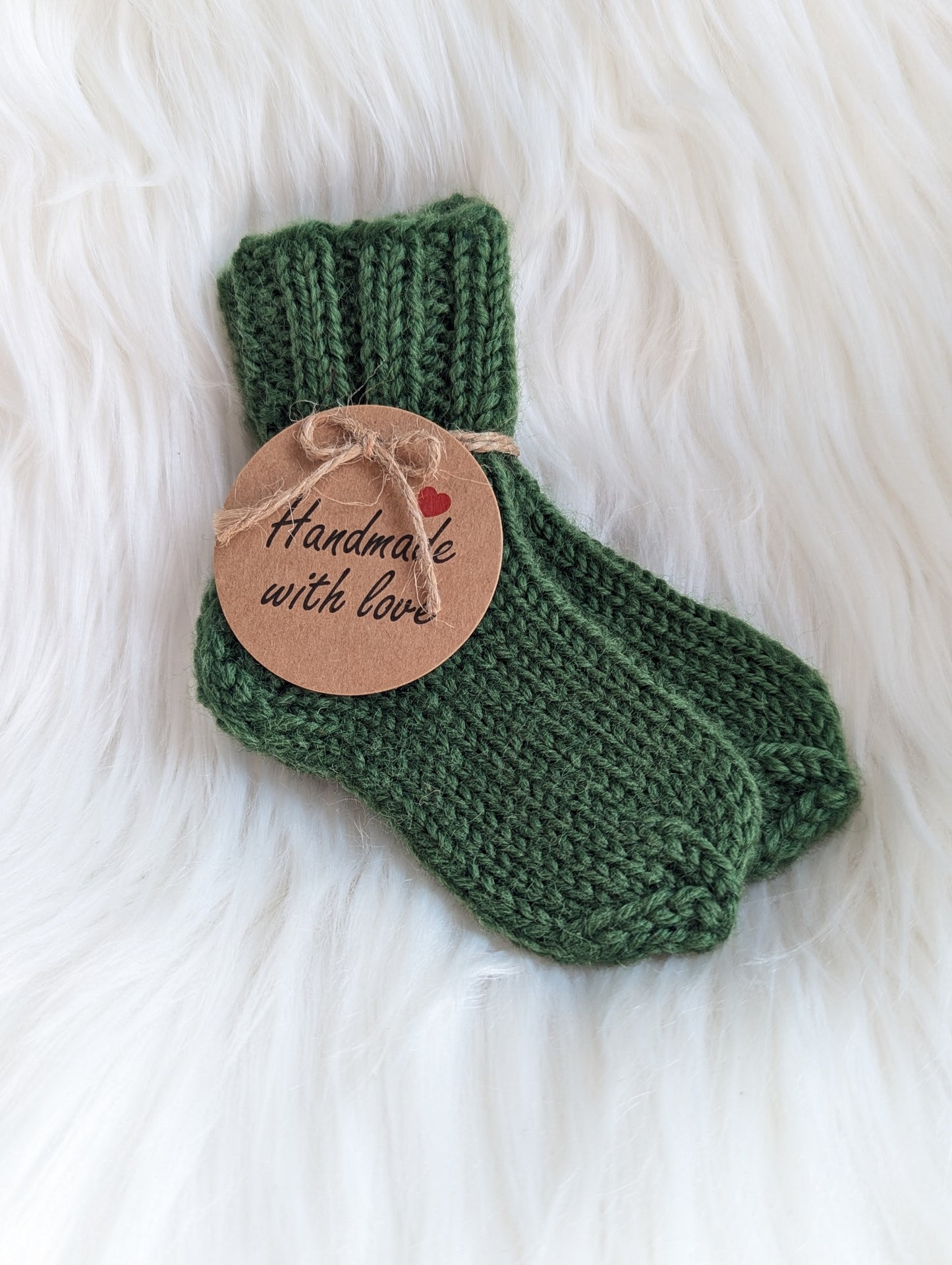 Soft wooly newborn socks/Švelnios vilnos kojinytės