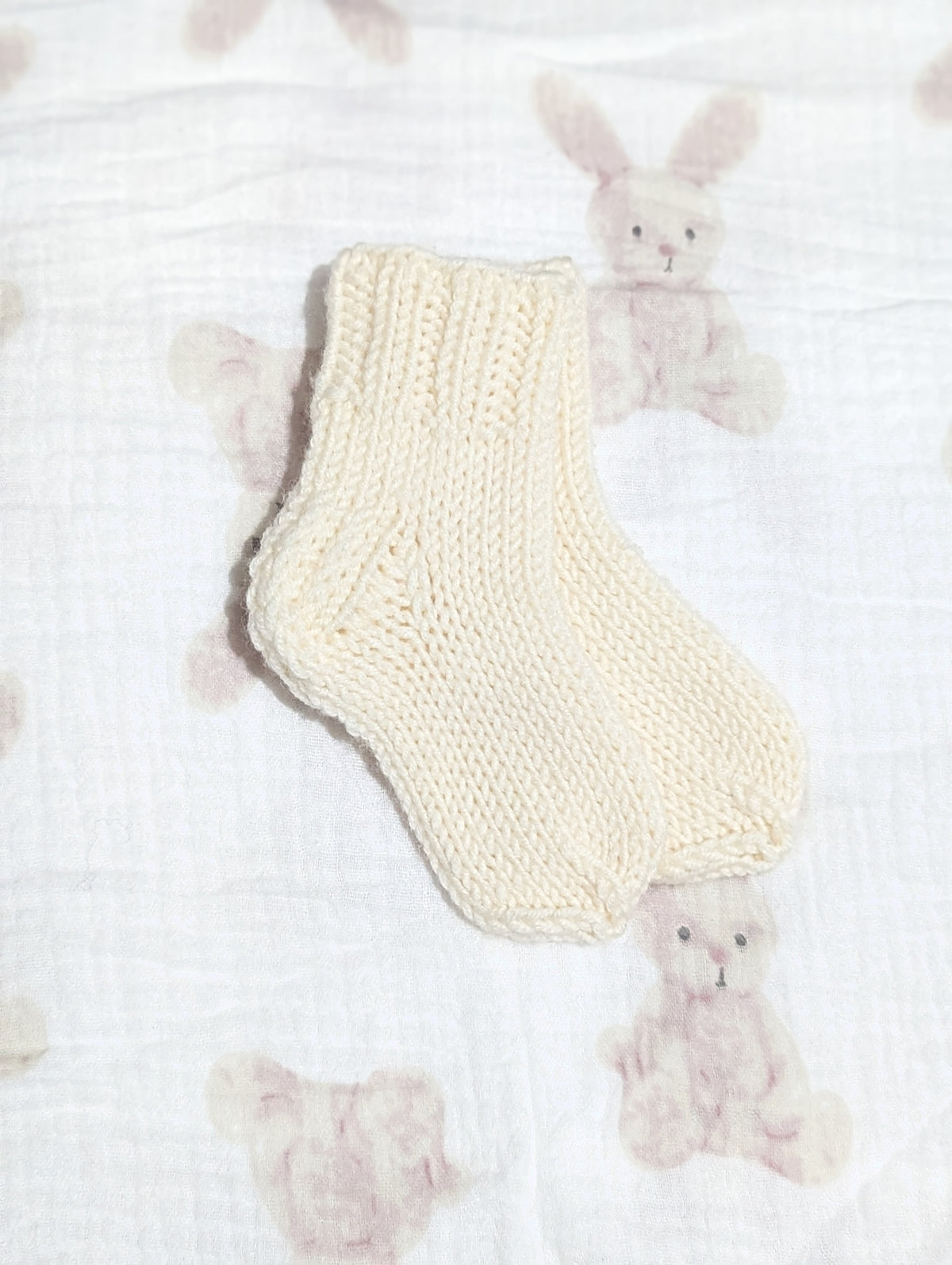 Newborn socks, merino wool