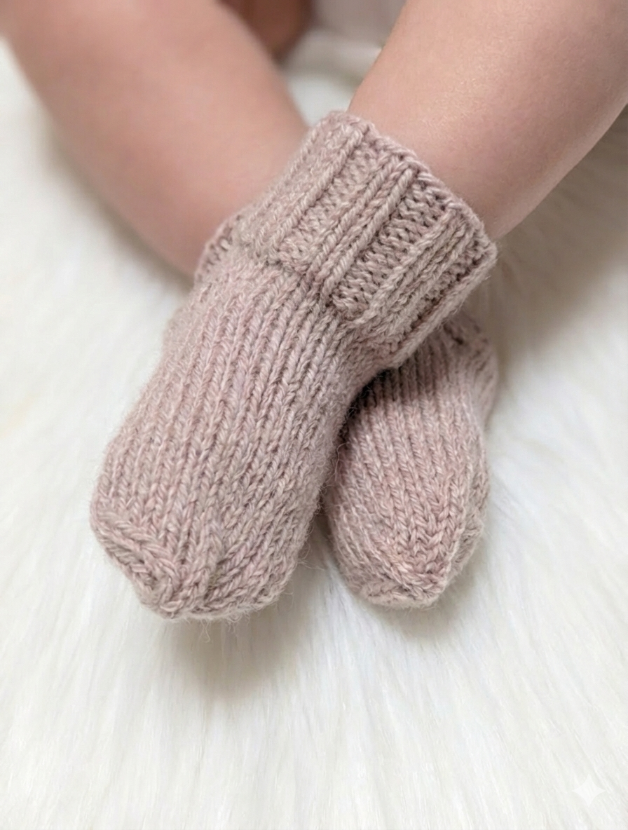 Wooly socks for newborn