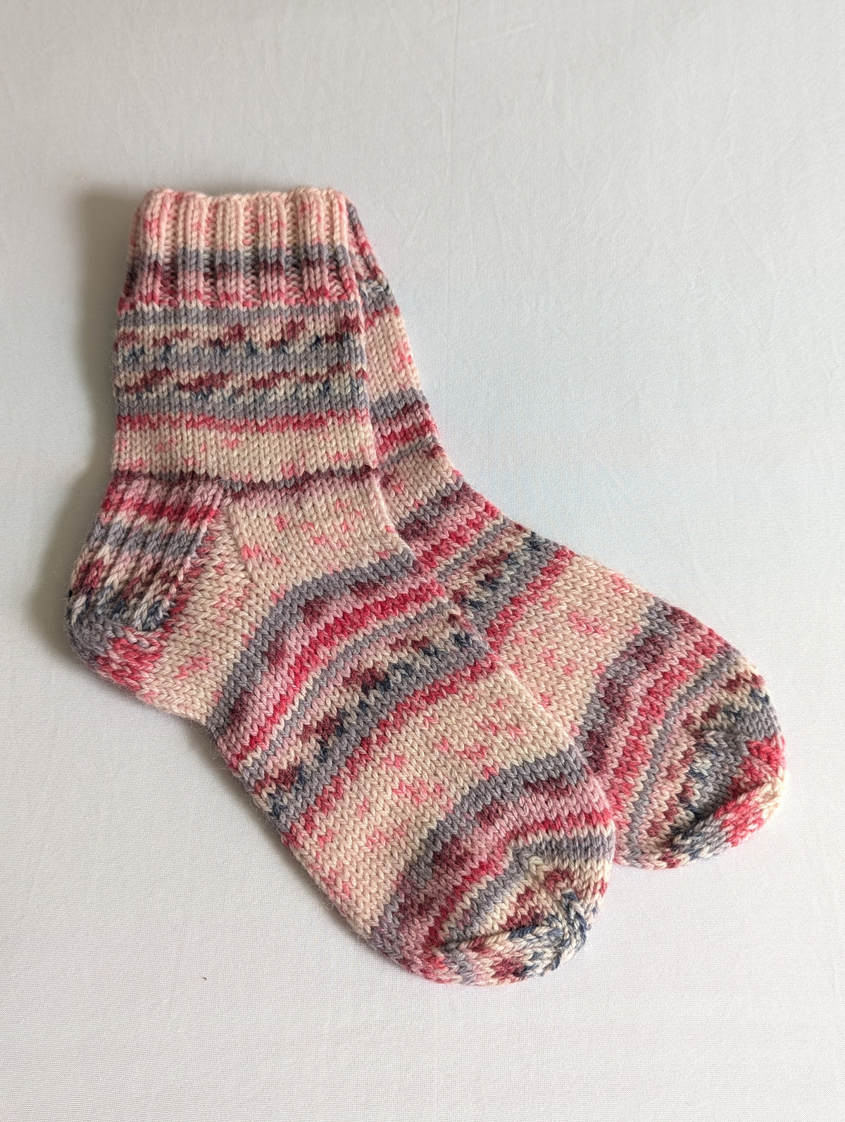 Women socks "Berries and cream"