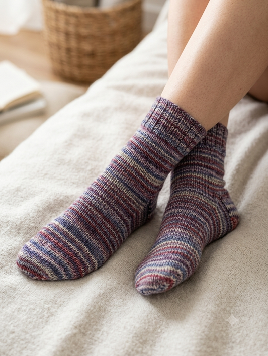 Women socks "mulberry patch"